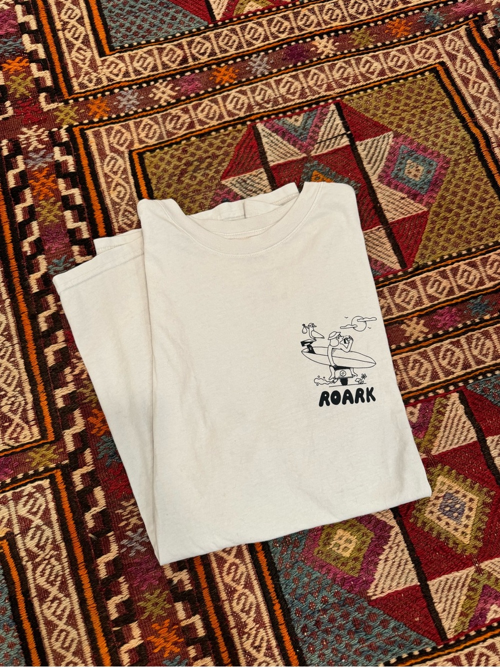 Roark White Graphic Road Trip Club T-Shirt